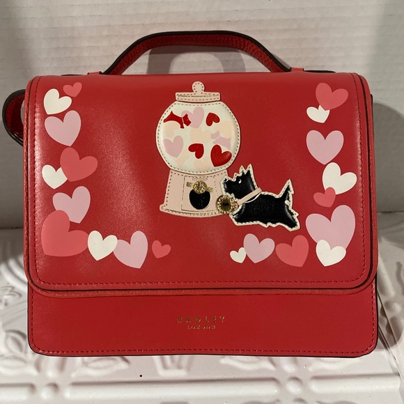 Radley London CHOOSE YOU Valentine Love theme Crossbody Small Grab Handbag - Picture 1 of 16